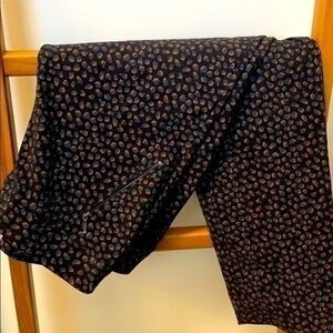 Michele Studio Slim Leg Print Pull On Pants